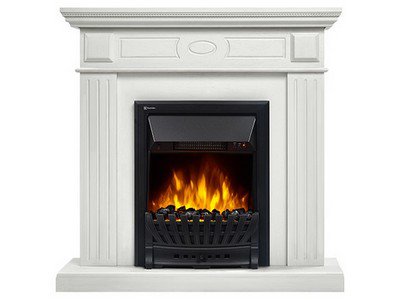Электрокамин Bianco Classic с очагом EFP/P-1020LS (белый)