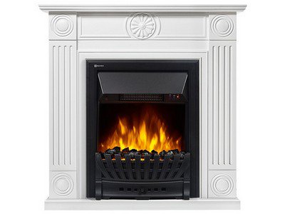 Электрокамин Frame Classic с очагом EFP/P-1020LS (белый)